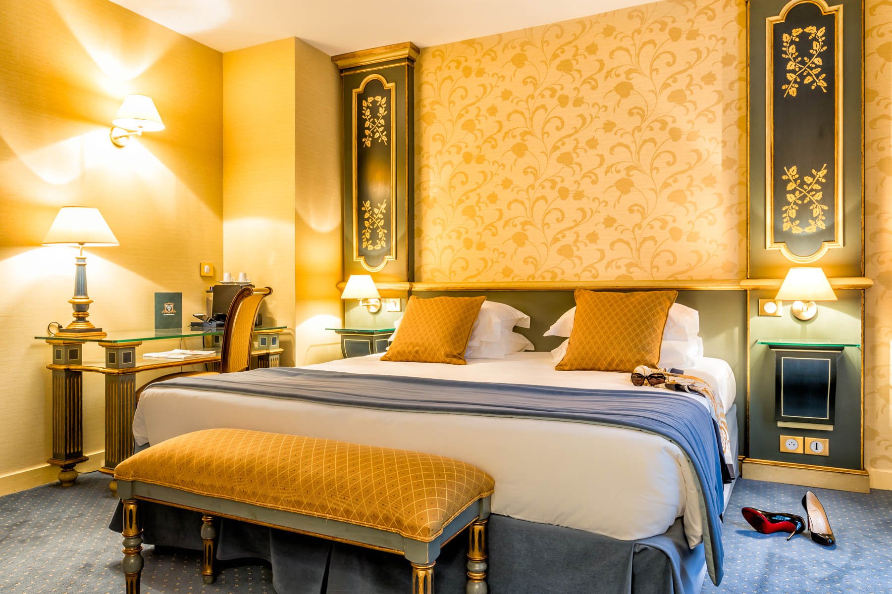 Chambre - Villa Beaumarchais Paris - Le Marais