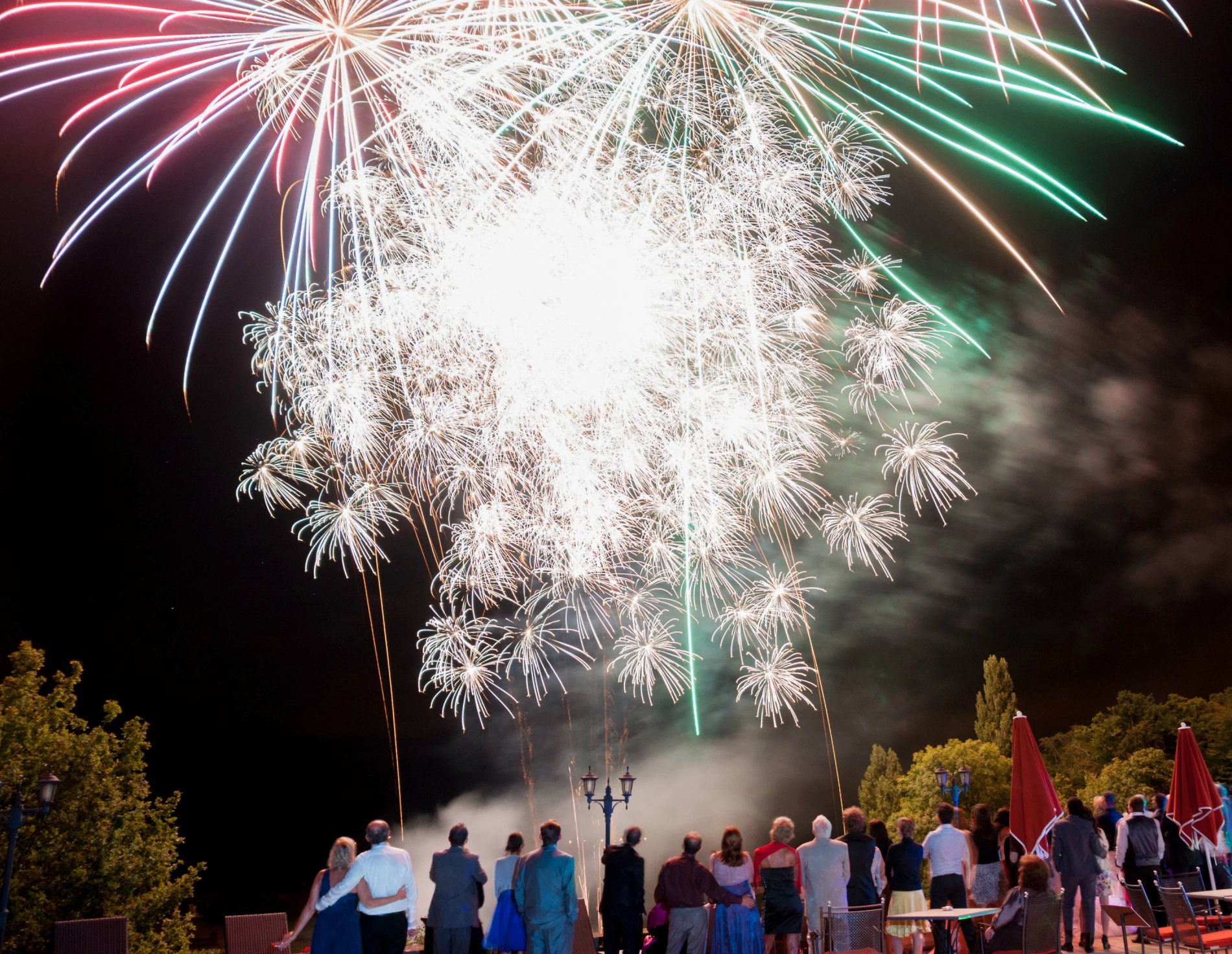 Fireworks Chateau de Maulmont
