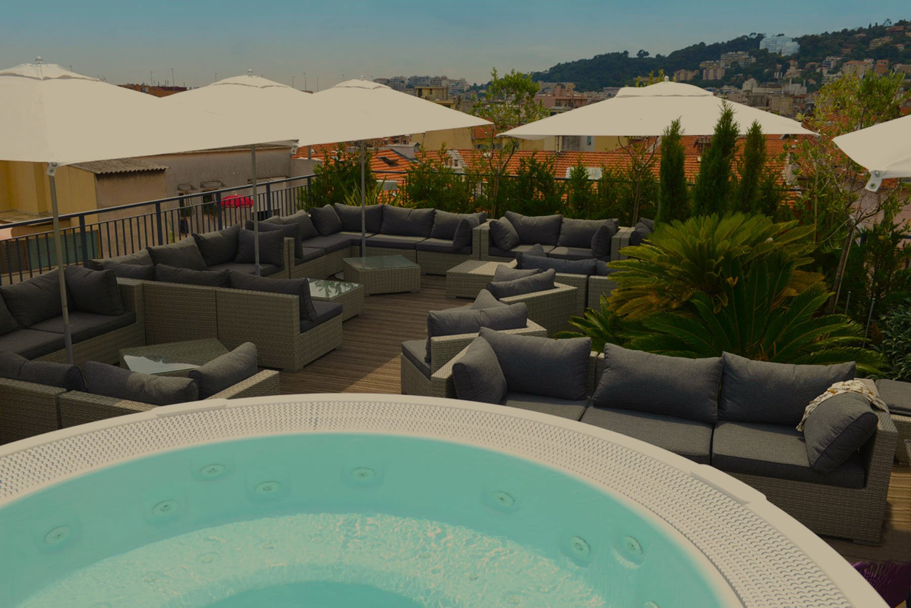 Hotel Monsigny | Rooftop bars Nice France