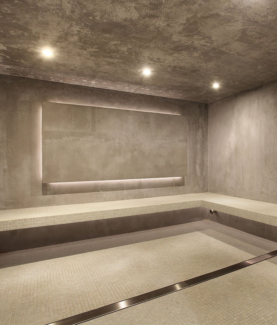 Hammam and Sauna at the Kube Saint-Tropez Spa