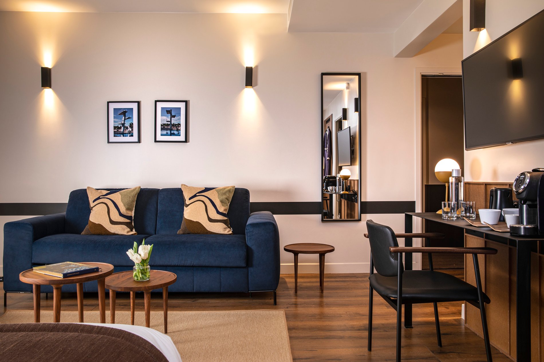Hôtel du Port | Junior Suite | Lit