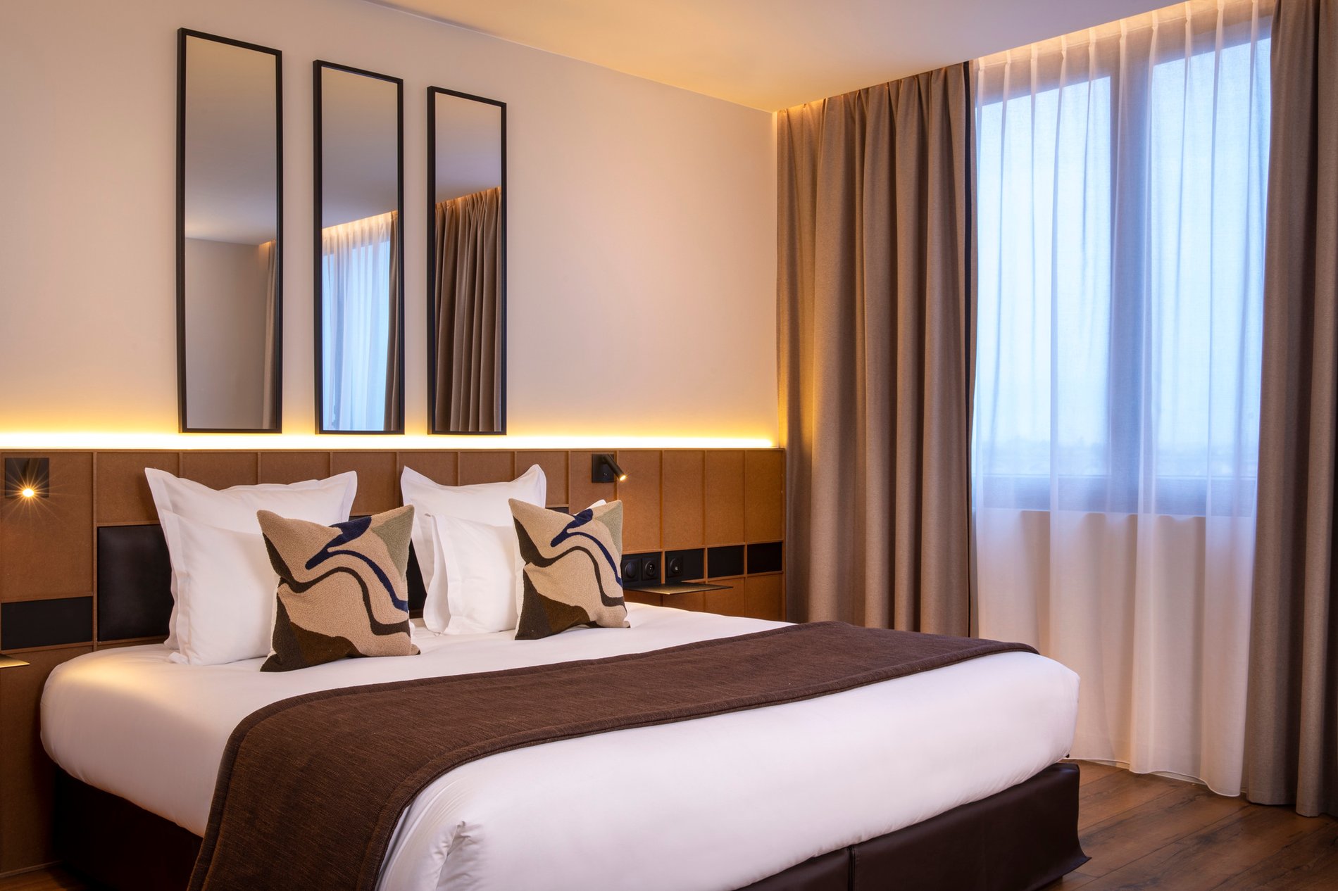 Hôtel du Port | Chambre supérieure | Lit
