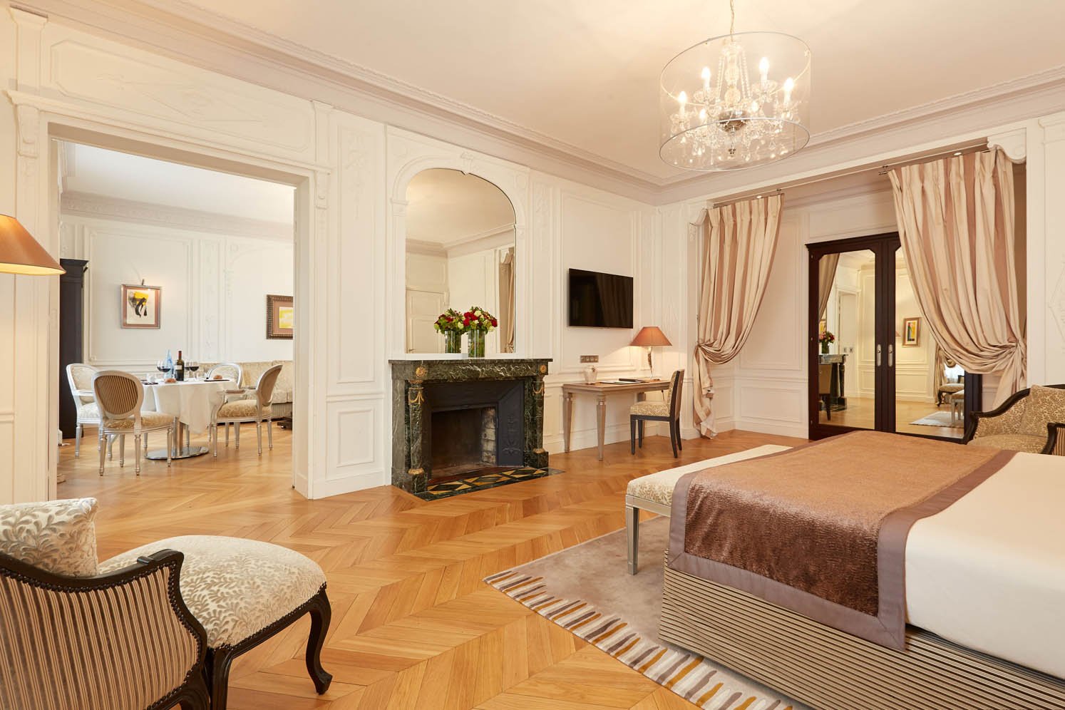 Majestic Appartements | Appartement de luxe Paris - Cheminée
