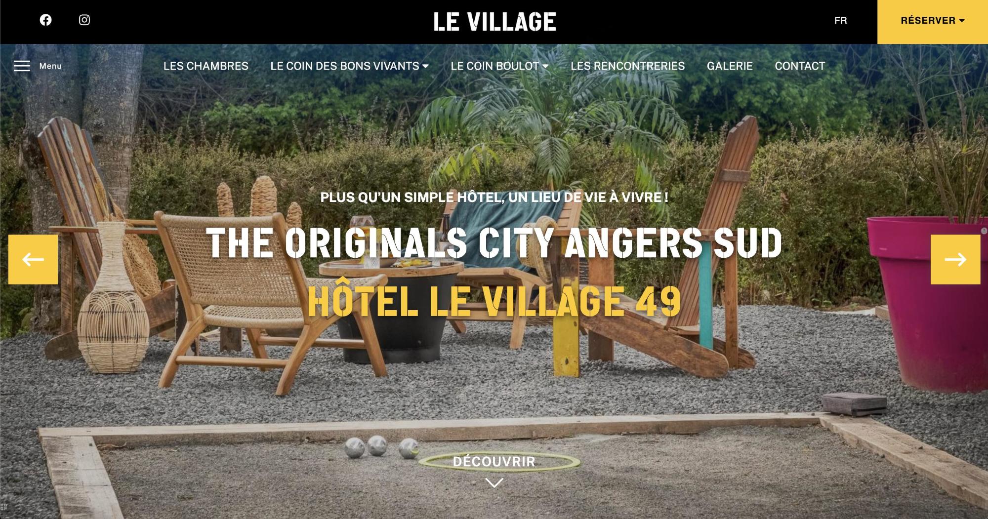 Agence MMCréation | Portfolio Hôtel le Village 49