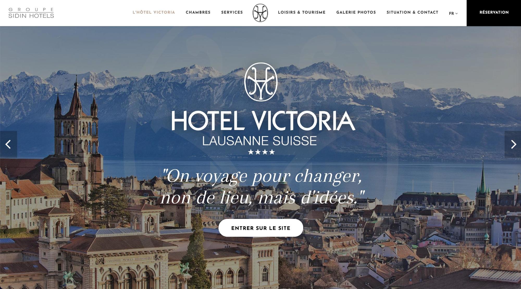 Agence MMCréation | Portfolio Hotel Victoria