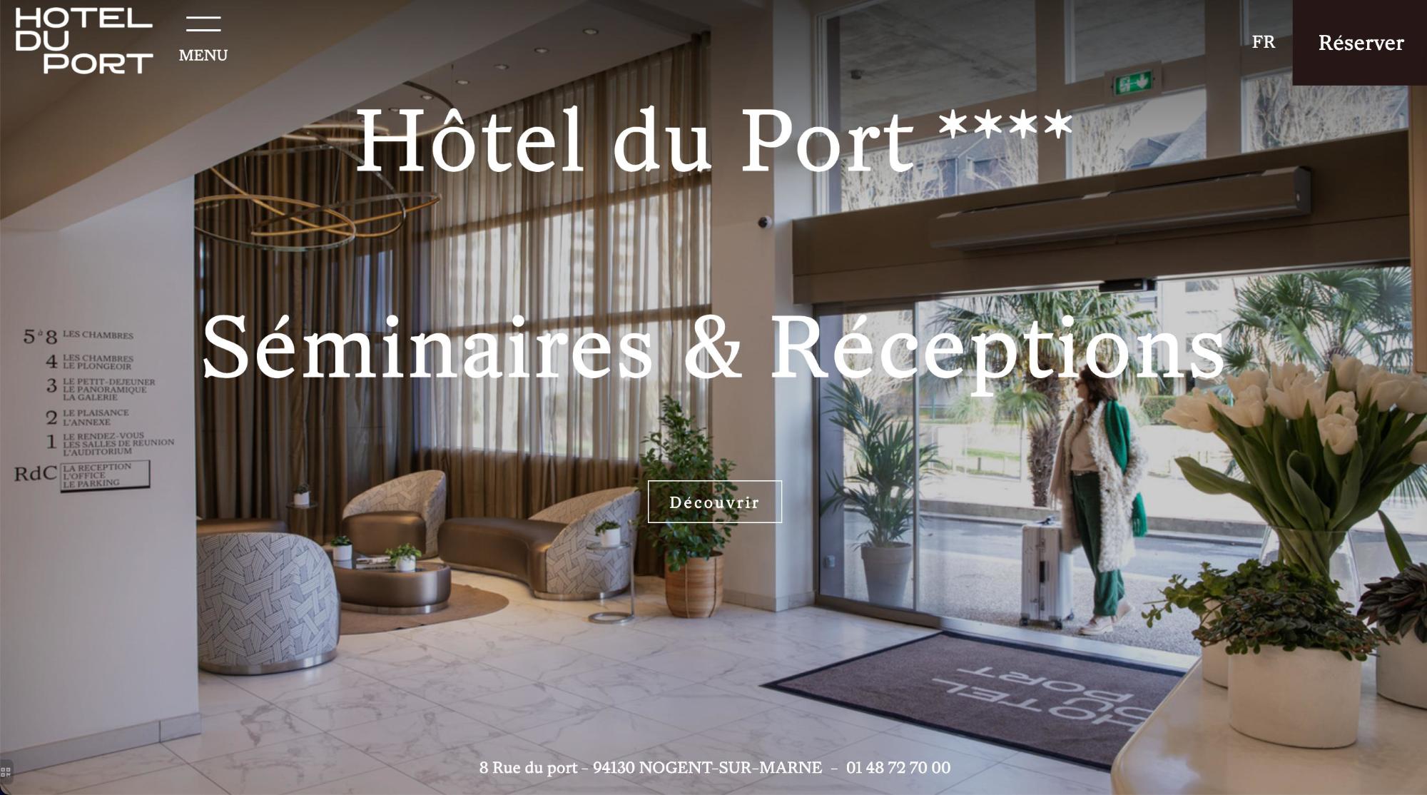 MMCréation Agency | Portfolio Hôtel du Port