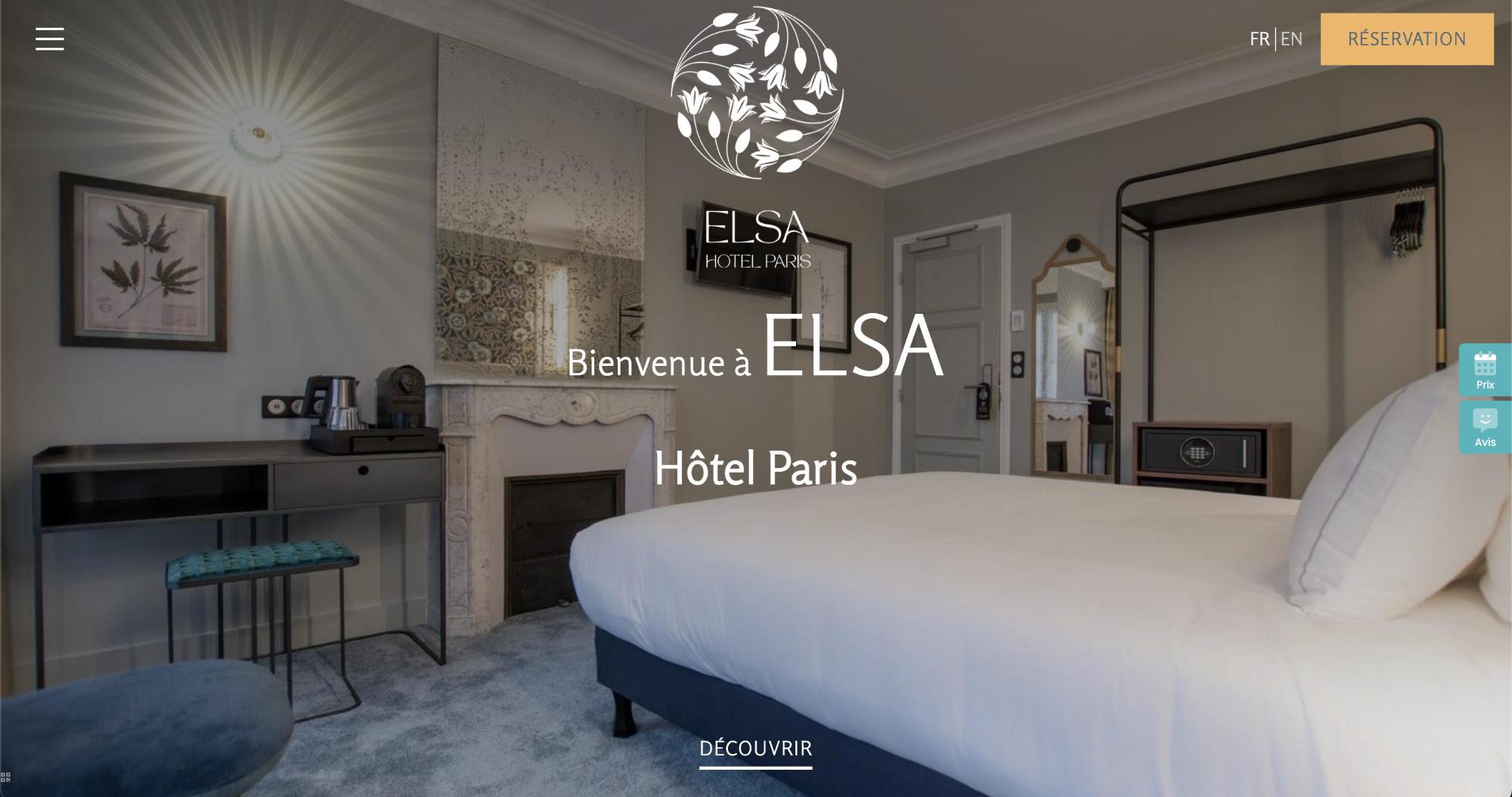 Agence MMCréation | Portfolio Hôtel Elsa