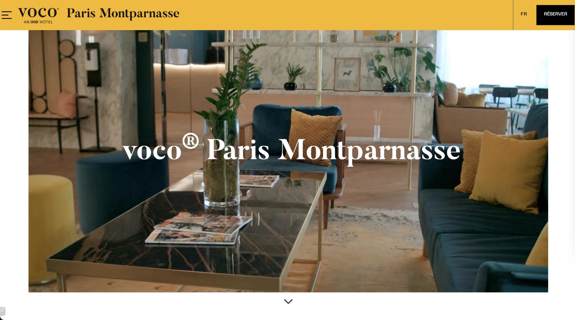 Agence MMCréation | Portfolio Voco Paris Montparnasse