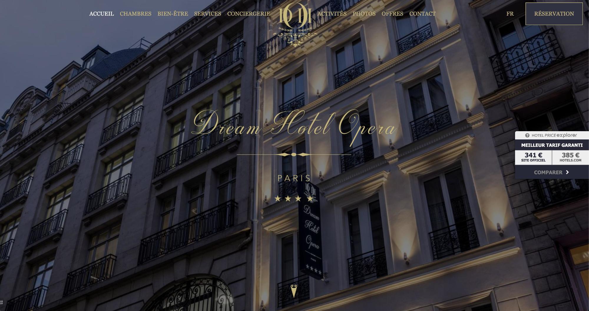 Agence MMCréation | Portfolio Dream Hotel Opera