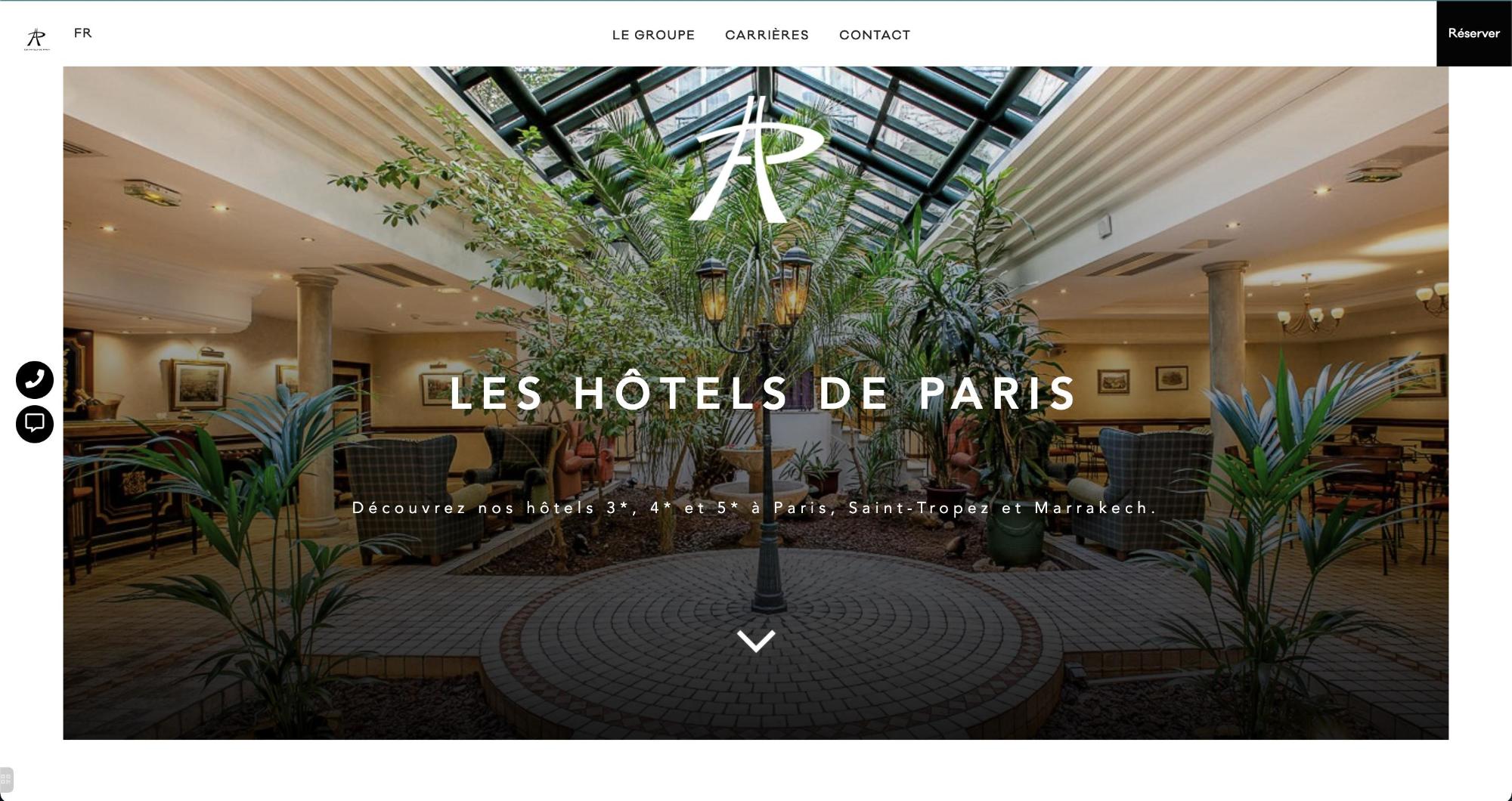 MMCréation Agency | Portfolio Les Hôtels de Paris