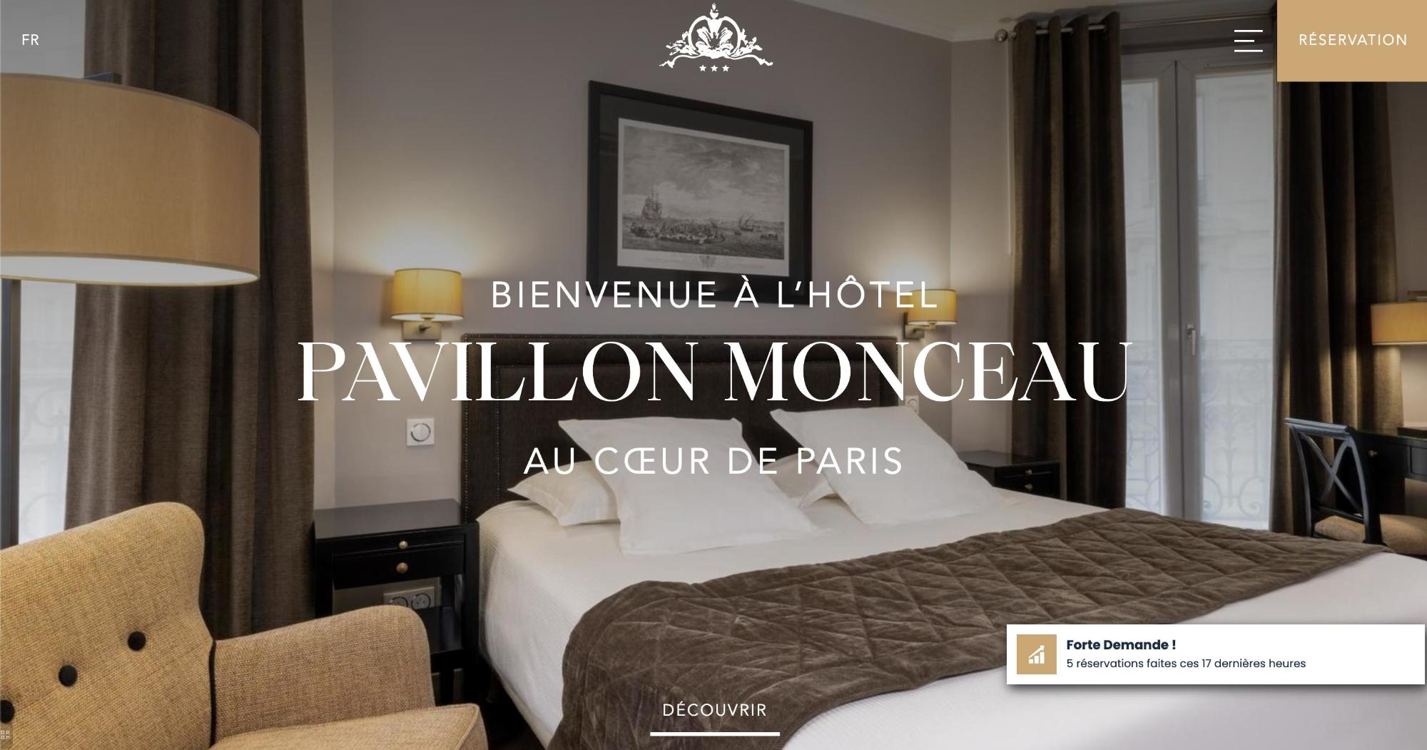 MMCréation Agency | Portfolio Pavillon Monceau