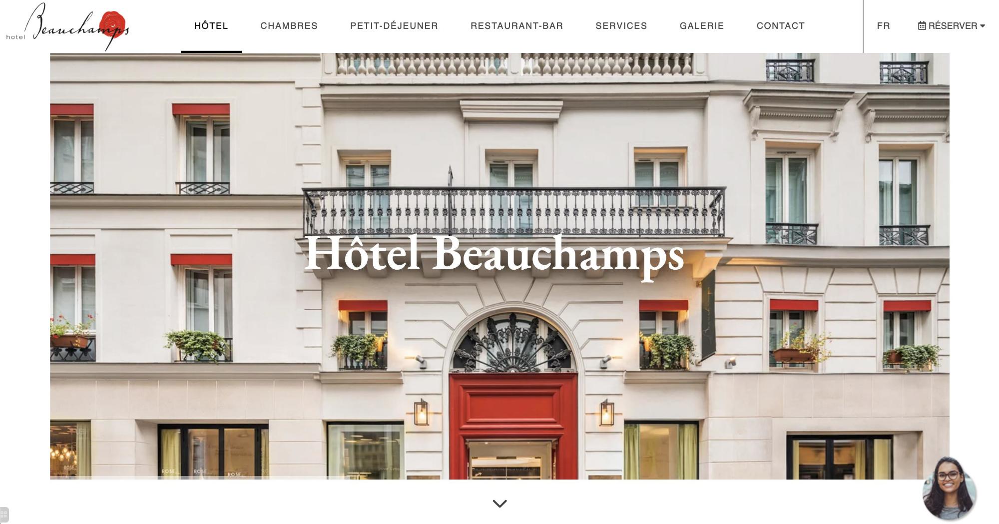 Agence MMCréation | Portfolio Hôtel Beauchamps
