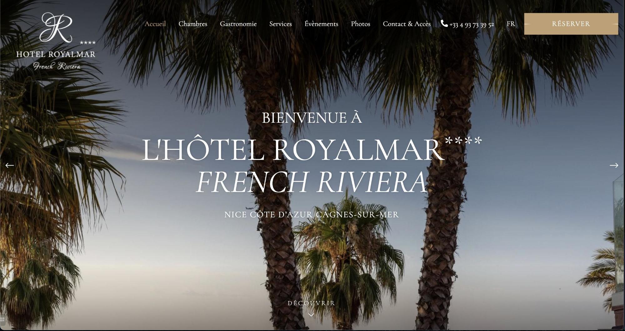 MMCréation Agency | Portfolio Hôtel Royalmar