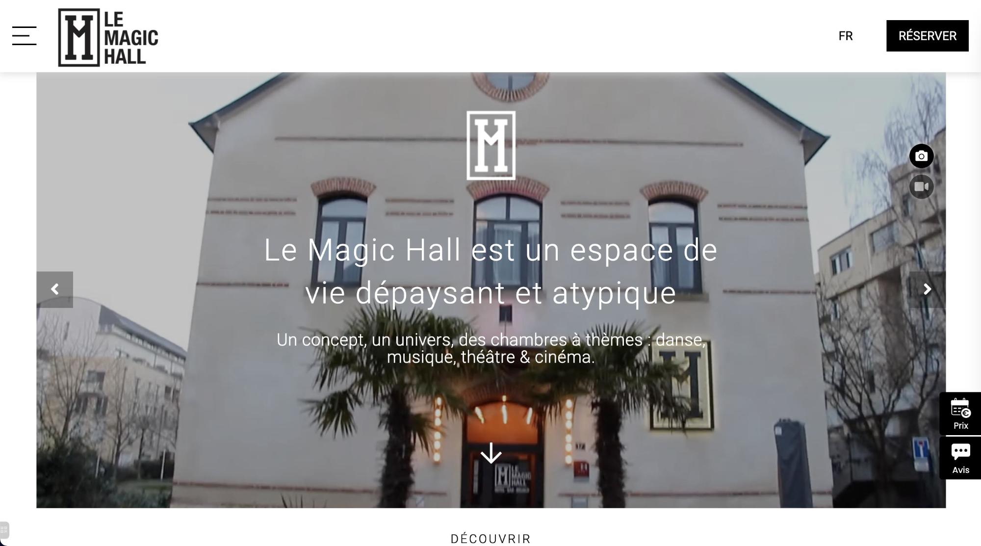 Agence MMCréation | Portfolio Le Magic Hall