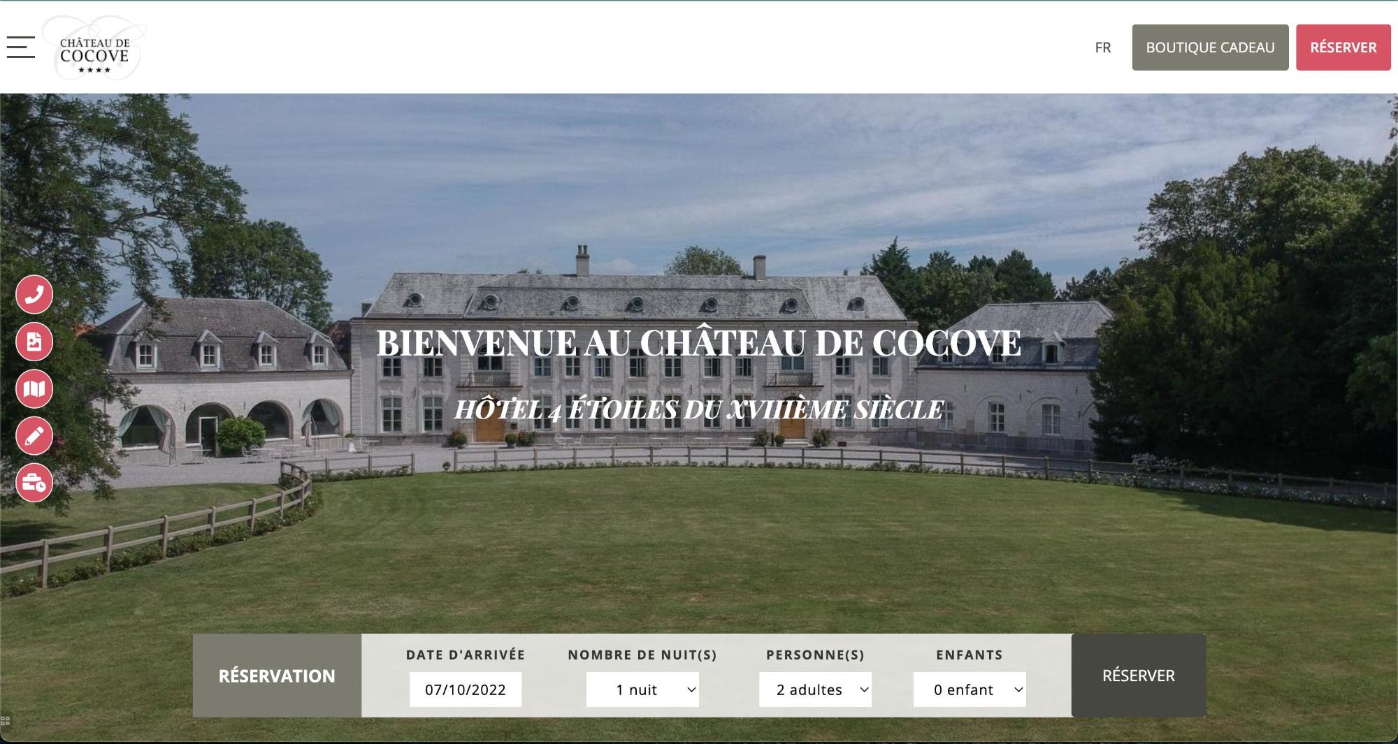 Agence MMCréation | Portfolio Château de Cocove