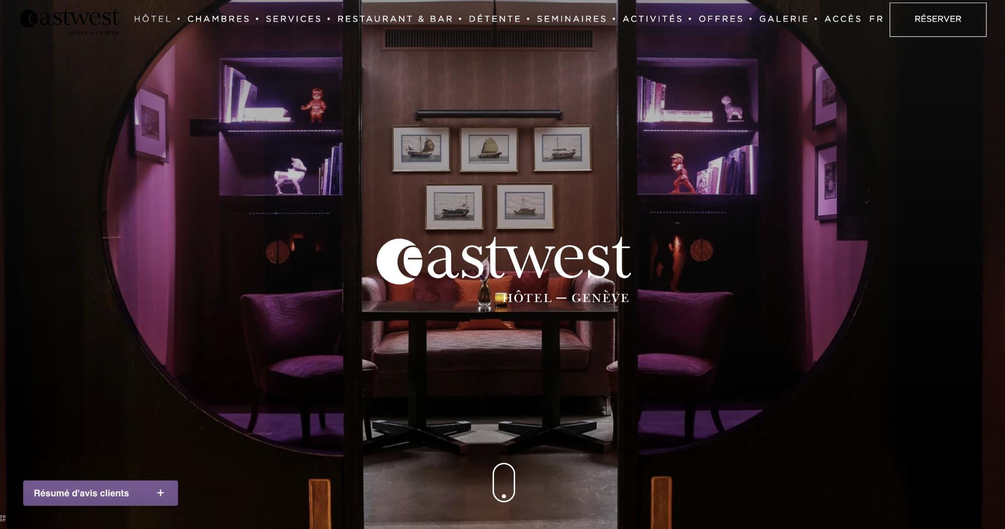 Agence MMCréation | Portfolio Eastwest Hotel