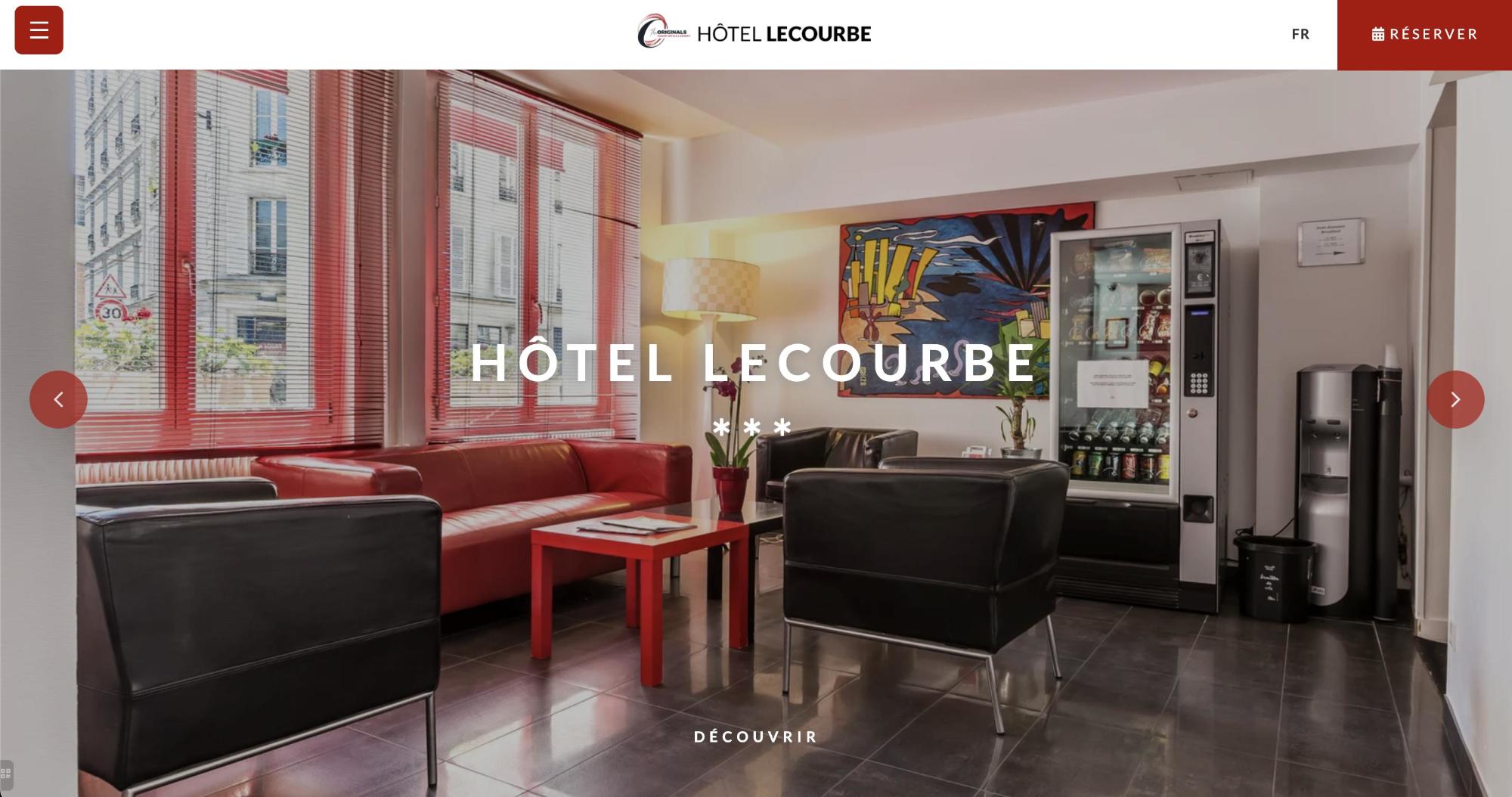 Agence MMCréation | Portfolio Hôtel Lecourbe