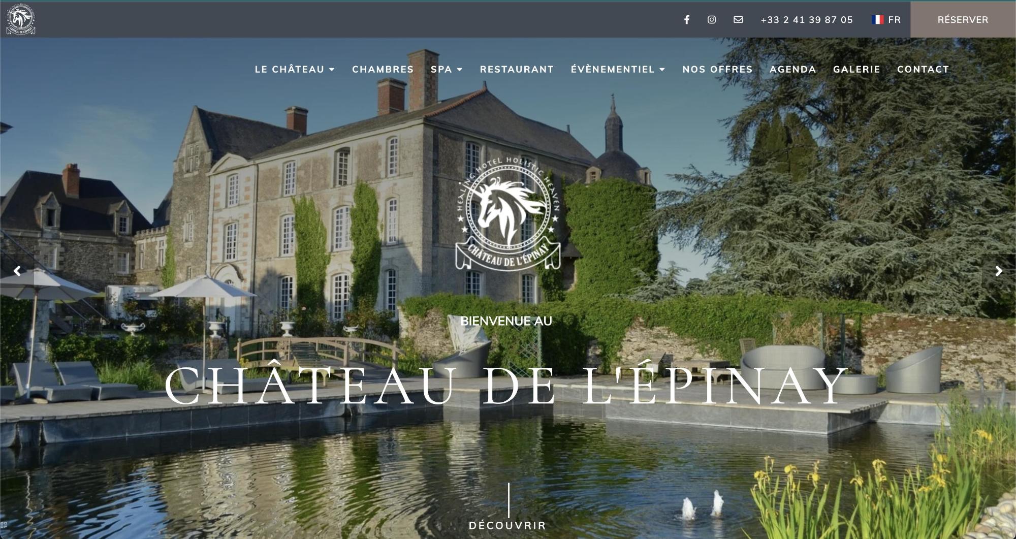 Agence MMCréation | Portfolio Château de l'Epinay