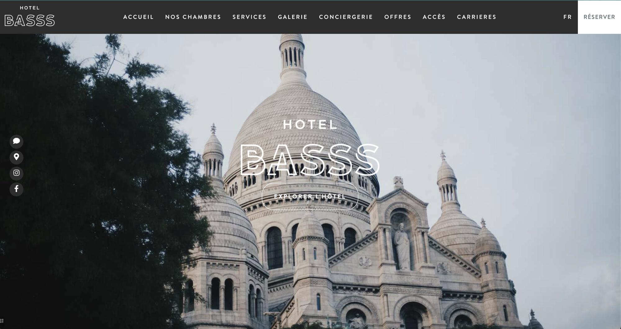Agence MMCréation | Portfolio Hotel Basss