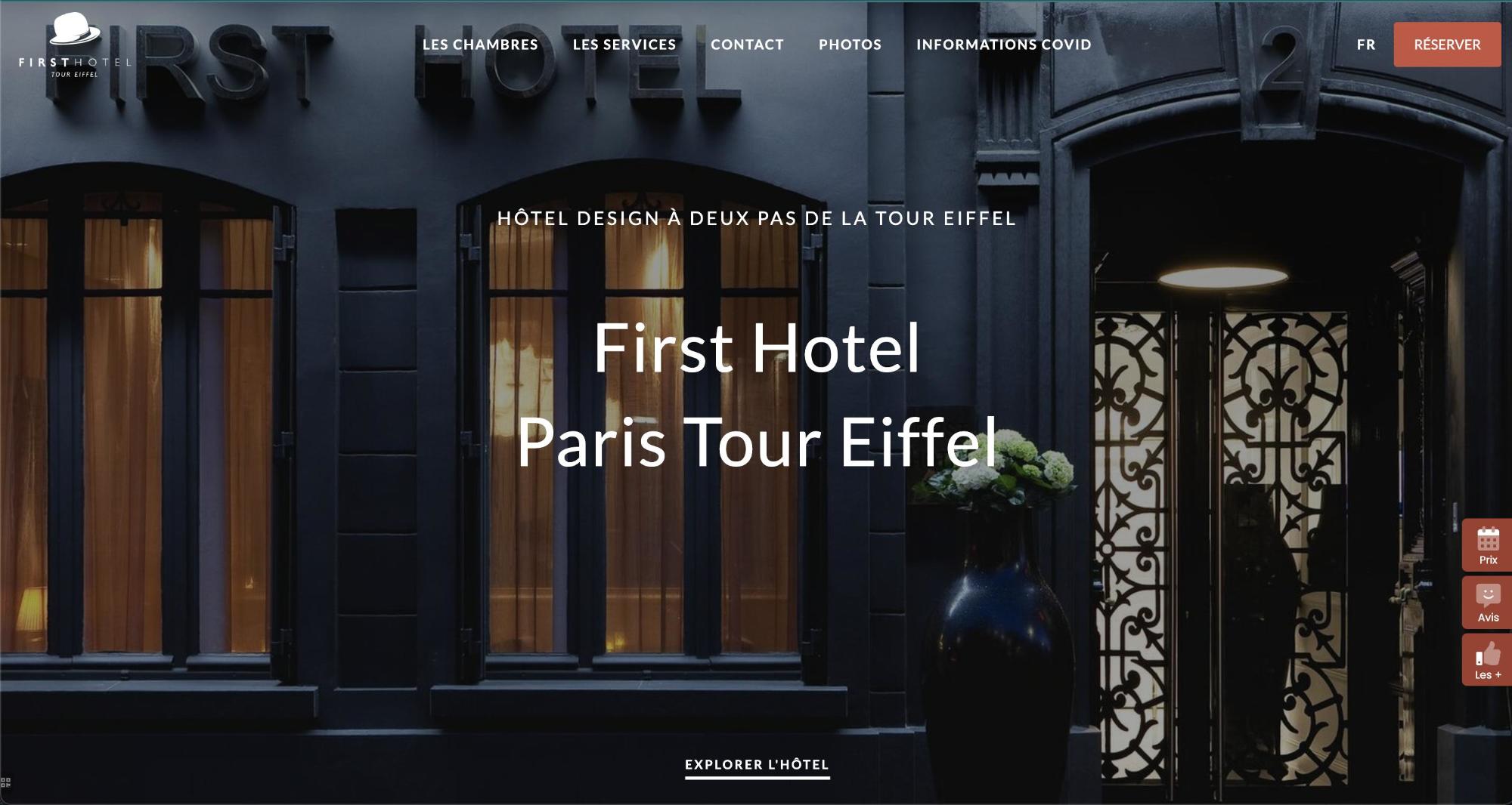 Agence MMCréation | Portfolio First Hotel