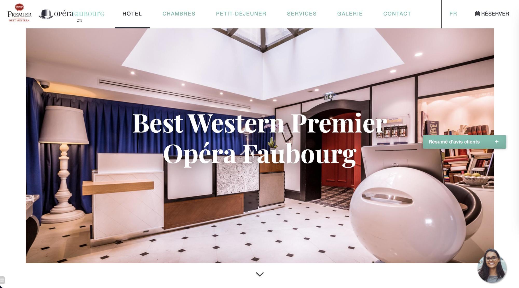 Agence MMCréation | Portfolio Best Western Premier Opéra Faubourg