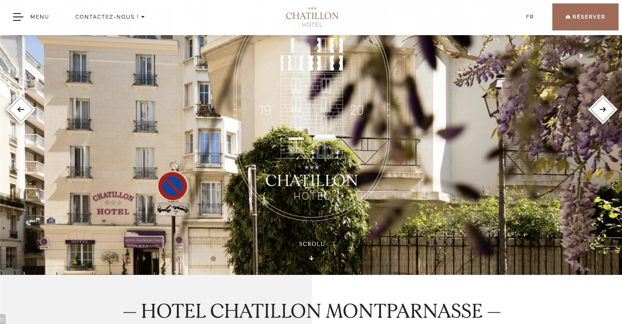 Agence MMCréation | Portfolio Hôtel Chatillon