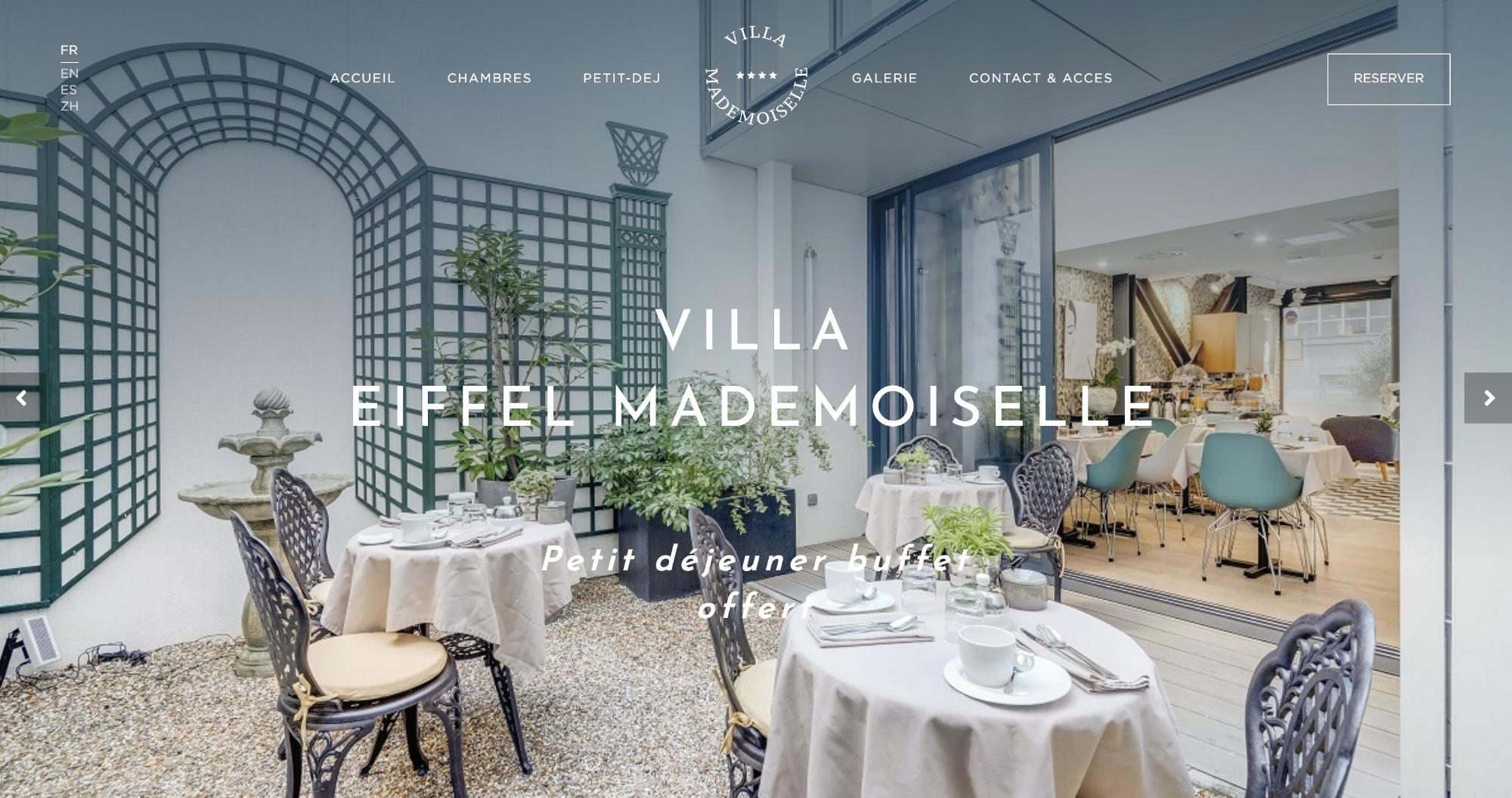 Agence MMCréation | Portfolio Villa Eiffel Mademoiselle