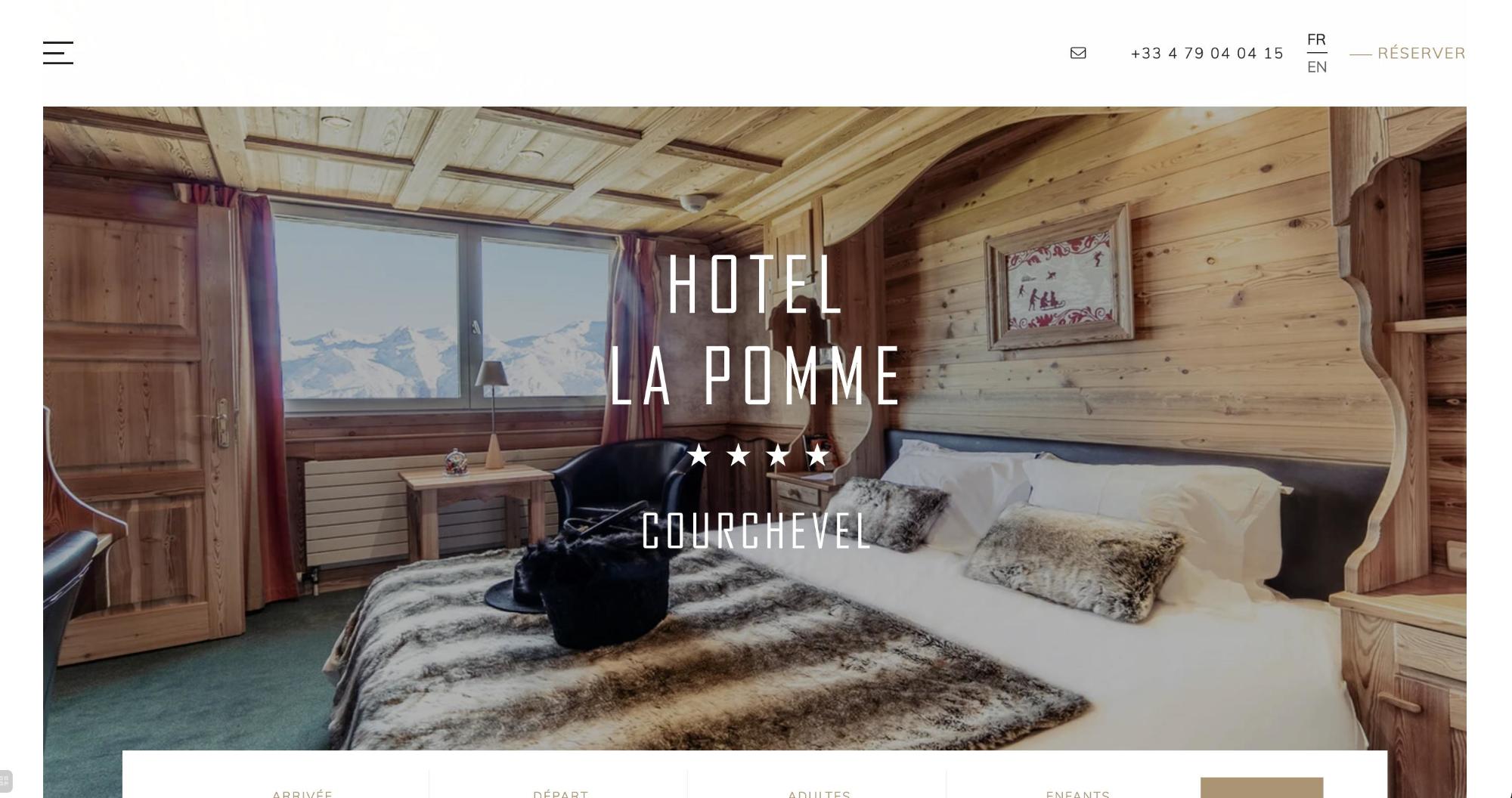 Agence MMCréation | Portfolio Hotel La Pomme