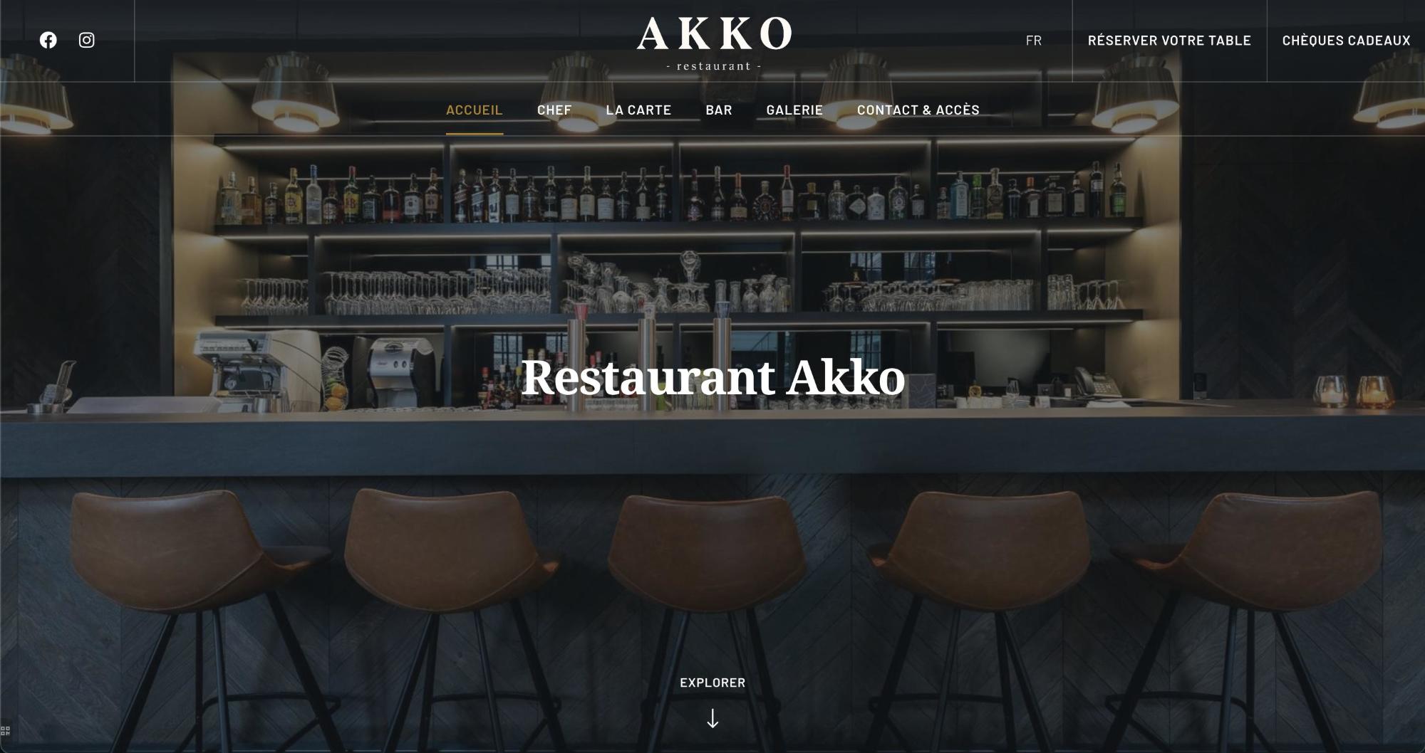 MMCréation Agency | Portfolio Akko Restaurant